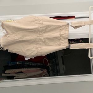 Free people Tan overalls